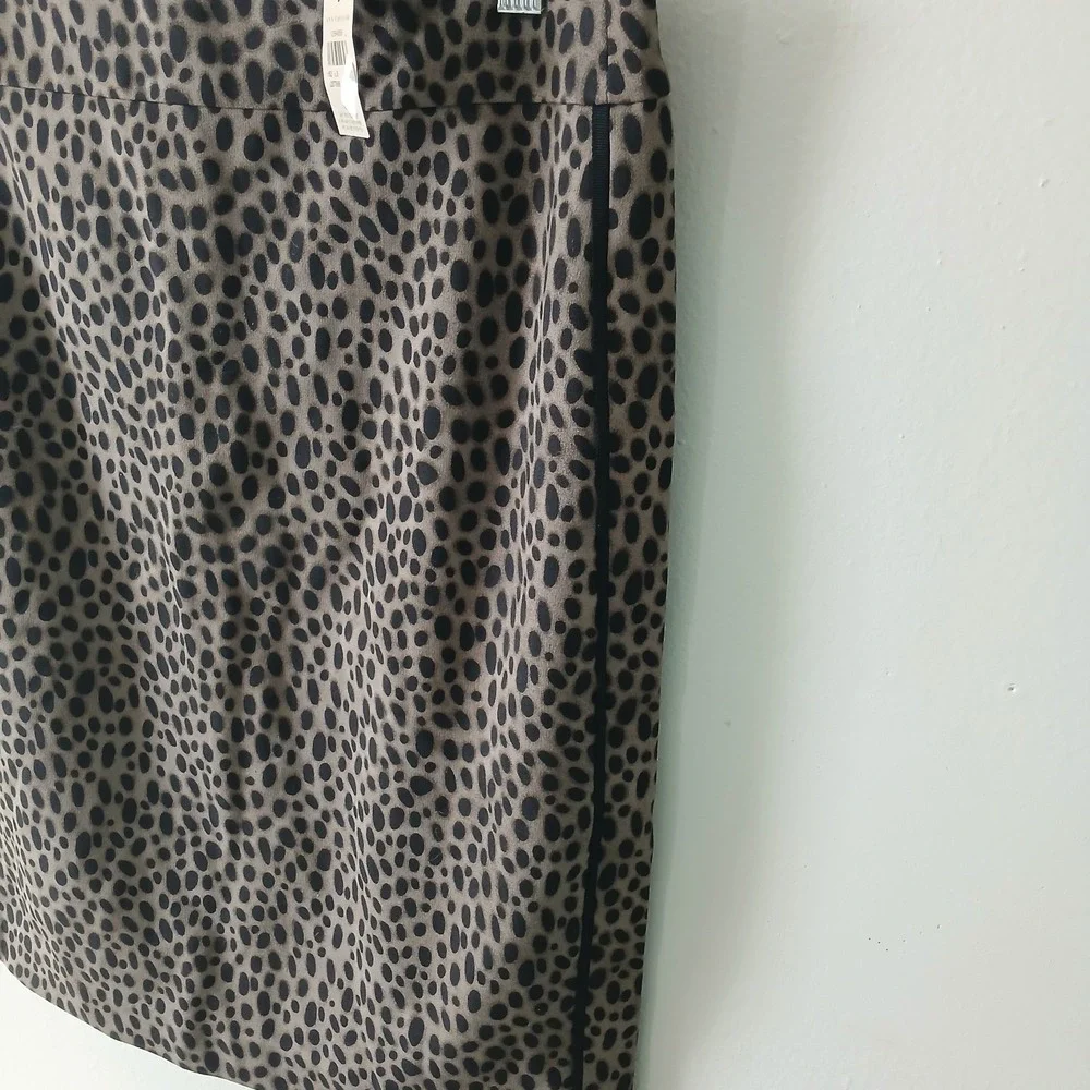 Ann‎ Taylor Women's Size 6 Cheetah Print Pencil Skirt Mini Elastic NWT $49.99!!!